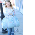 Blank Duffel Bag for Embroidery Weekender Canvas Travel Bag